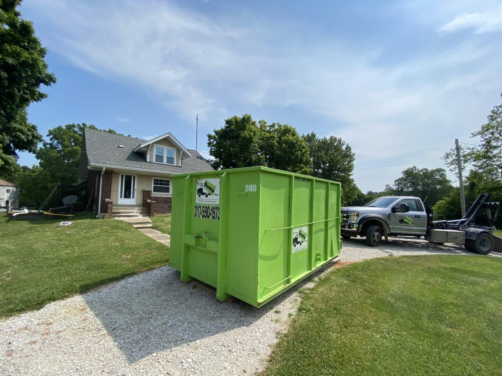 residential dumpster