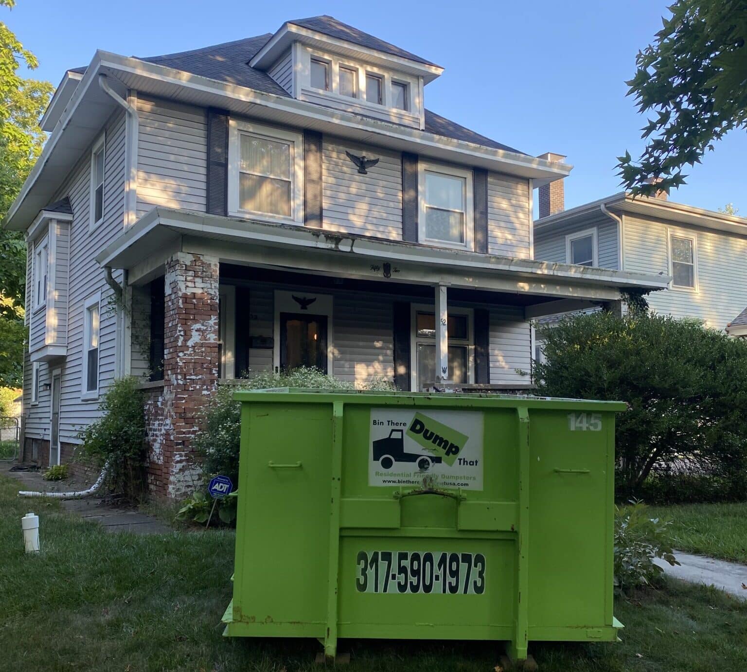 dumpster rentals for home remodels in indianapolis