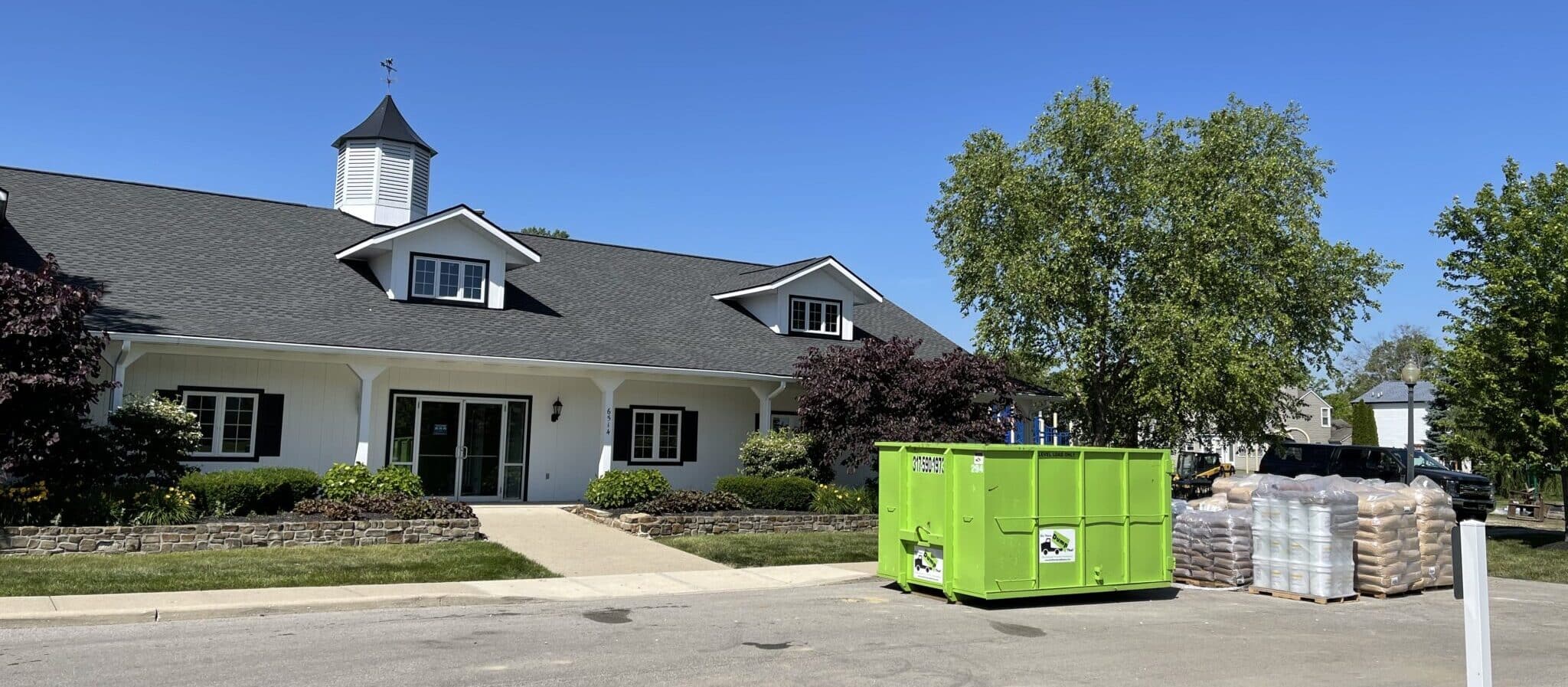 landscape project dumpster rentals in indianapolis