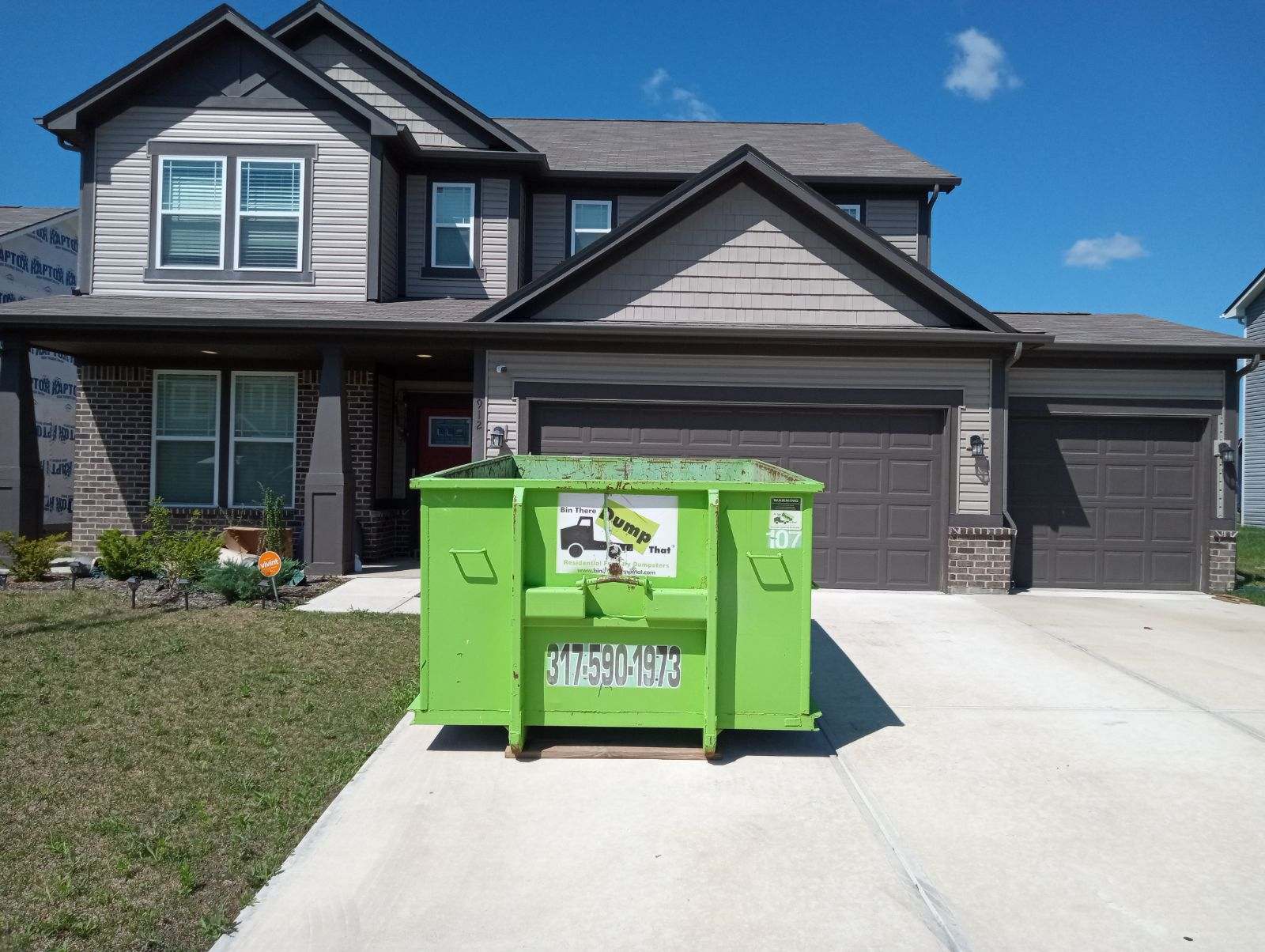 home remodeling dumpster rentals in indianapolis